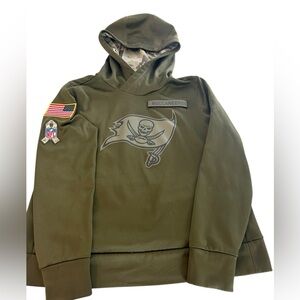 Nike Olive Green Buccaneers Hoodie size large